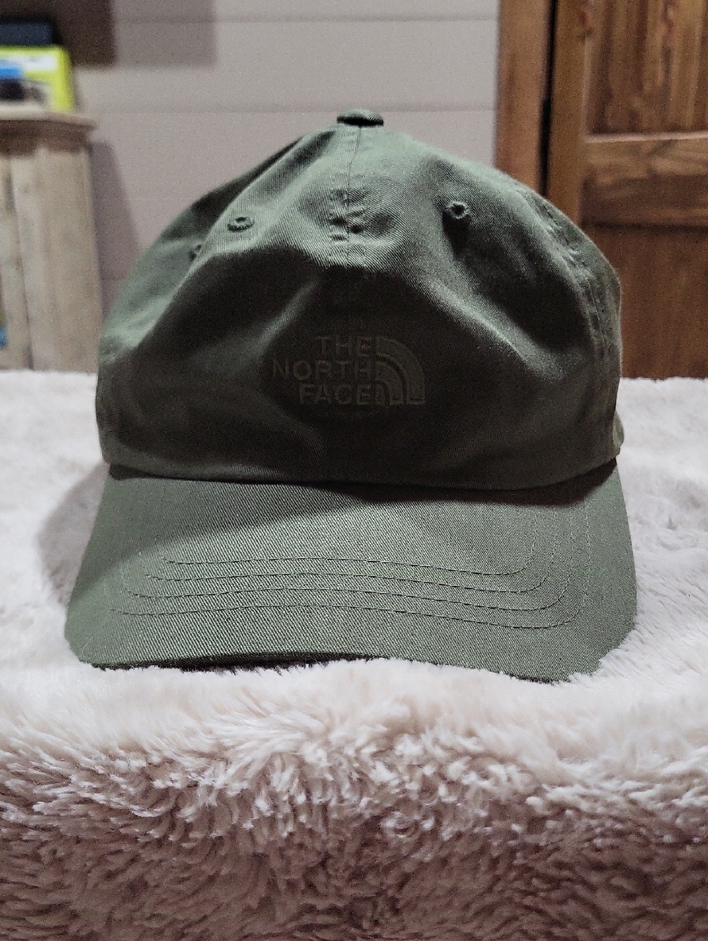 The North Face Olive Green Unisex Logo Baseball Cap